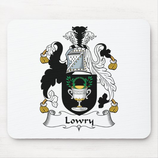 Lowry Familienwappen Mousepad (Vorne)