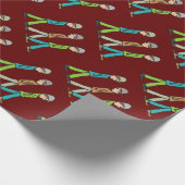 Lowry Matchstick Men Geschenkpapier (Ecke)