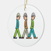 Lowry Matchstick Men Keramik Ornament (Links)