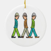 Lowry Matchstick Men Keramik Ornament (Hinten)