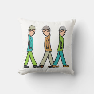 Lowry Matchstick Men Kissen