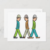 Lowry Matchstick Men Postkarte (Vorne/Hinten)