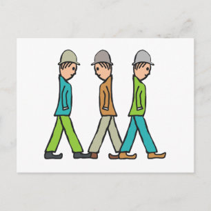 Lowry Matchstick Men Postkarte