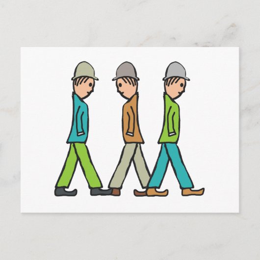 Lowry Matchstick Men Postkarte (Vorderseite)