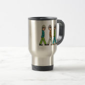 Lowry Matchstick Men Reisebecher (VorderseiteRechts)