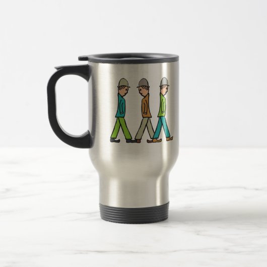 Lowry Matchstick Men Reisebecher (Links)