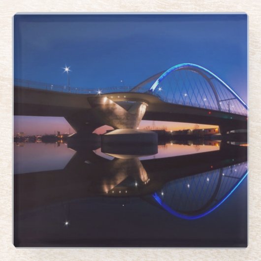 Lowry Sonnenuntergang Glasuntersetzer (Vorderseite)