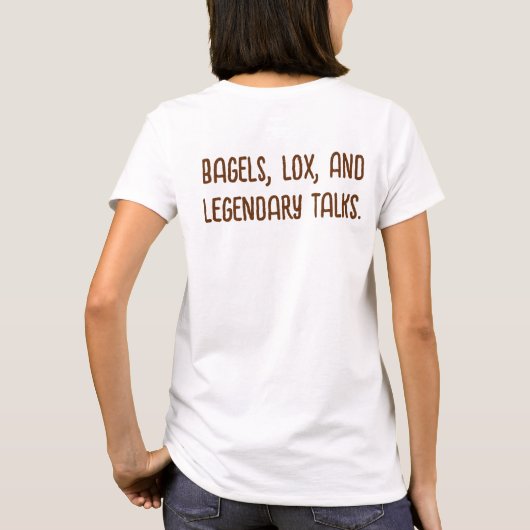 Lox Bagel T-Shirt (Rückseite)