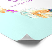 Loxley Feather Perlen Kranz Name bedeutet Plakat (Ecke)