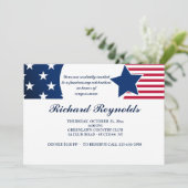 Loyal American Patriotic Einladung (Stehend Vorderseite)