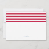 Loyal American Patriotic Einladung (Rückseite)