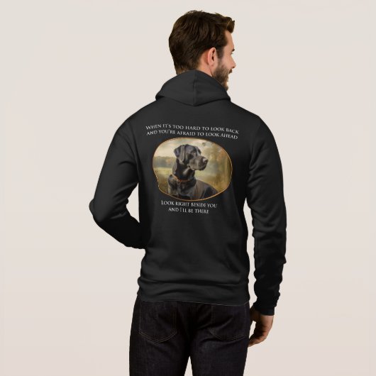 Loyal Black Lab Hoodie (Schwarz voll)