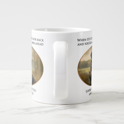 Loyal Black Lab Jumbo-Tasse (Rückseite)