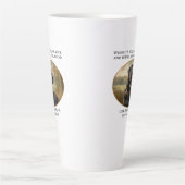 Loyal Black Lab Milchtasse (Vorderseite)