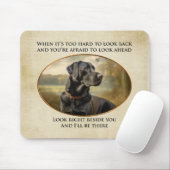 Loyal Black Lab Mousepad (Mit Mouse)