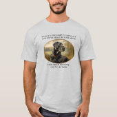 Loyal Black Lab T-Shirt (Vorderseite)