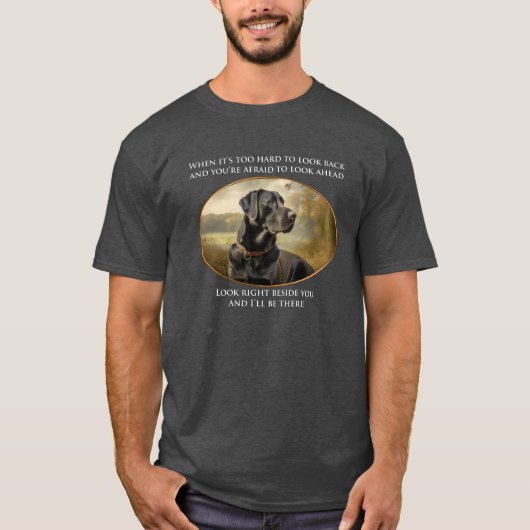 Loyal Black Lab T-Shirt (Vorderseite)