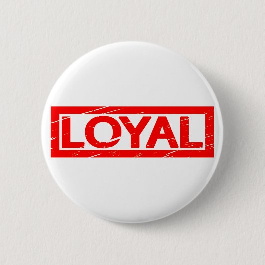 Loyal-Briefmarke Button (Vorderseite)