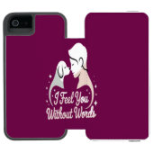 Loyal Connection Incipio iPhone Geldbeutel-Hülle (Folio Geöffnet)