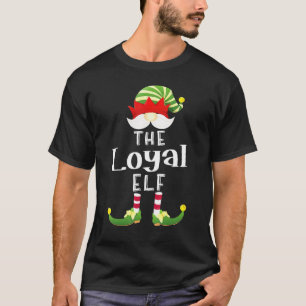 Loyal Elf Group Christmas Pajama Party T-Shirt