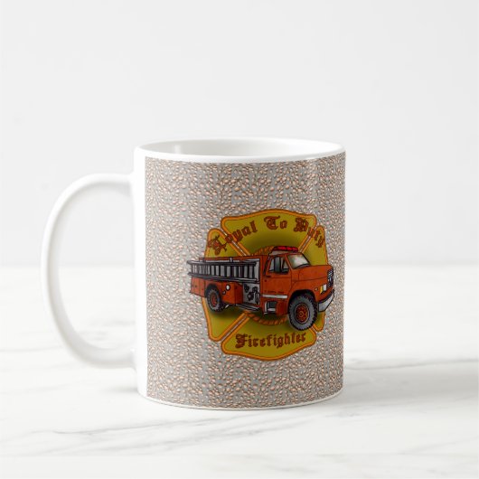 Loyal Firefighter Tasse (Links)