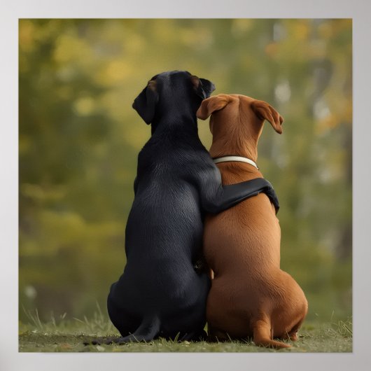 Loyal Friends Dog Photography Poster (Vorne)