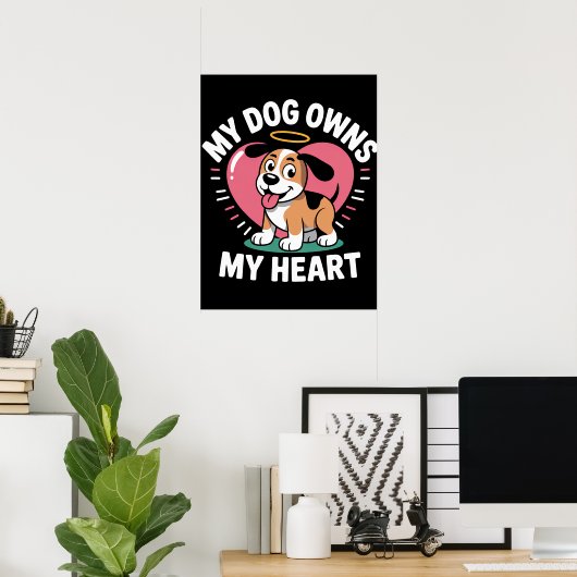Loyal Heart Pet Liebe Poster (Heimbüro)
