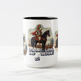 Loyal Italian Spinone Zweifarbige Tasse