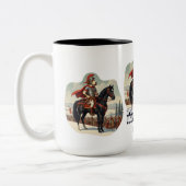 Loyal Italian Spinone Zweifarbige Tasse (Links)