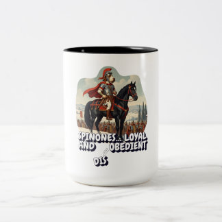Loyal Italian Spinone Zweifarbige Tasse