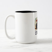 Loyal Italian Spinone Zweifarbige Tasse (Links)