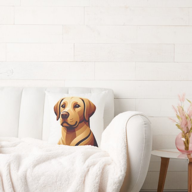 Loyal Labrador Retriever Kissen (Liege)