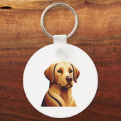 Loyal Labrador Schlüsselanhänger (Rückseite)
