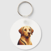 Loyal Labrador Schlüsselanhänger (Rückseite)