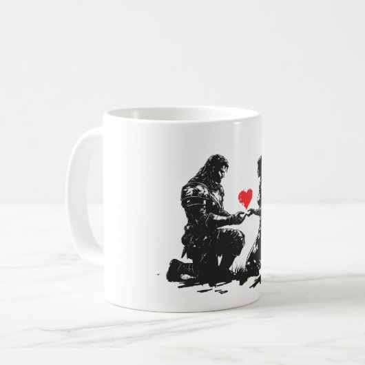 Loyal-Liebe Kaffeetasse (Vorderseite Links)