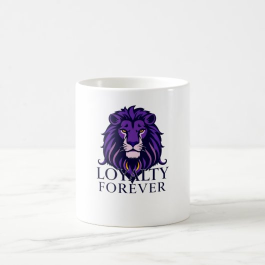 Loyal Lion Heart Royal Motto Tasse (Mittel)
