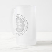Loyal & Long Service Award Mattglas Bierglas (Vorderseite Links)