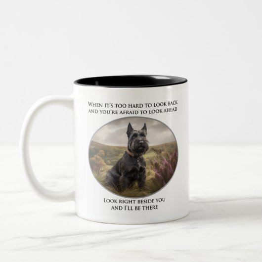 Loyal Scottie Zweifarbige Tasse (Links)