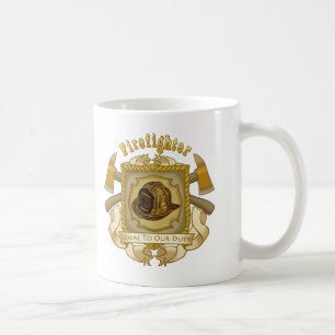 Loyal Shield Feuerwehr Tasse