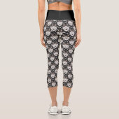 Loyal Siberian Husky Arctic Sled Dog Pet Puppy Capri Leggings (Rückseite)