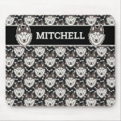 Loyal Siberian Husky Arctic Sled Dog Pet Puppy Mousepad (Vorne)