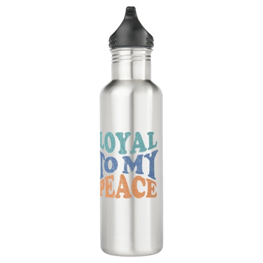 Loyal to My Peace Water Bottles Edelstahlflasche (Rechts)