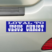 Loyal zum Jesus Christus Autoaufkleber (Auf Auto)