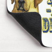 Loyaler gelber Hund Demokrat Mousepad (Ecke)