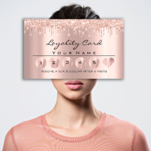 Loyalien 6 Östhetiker MAKEUP Rose Tropfen Herzerkr Visitenkarte