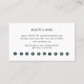 Loyalität 10 Nails Lashes Visitenkarte (Rückseite)