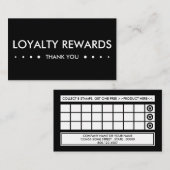 LOYALITÄT 4dots Treuekarte (Vorne/Hinten)