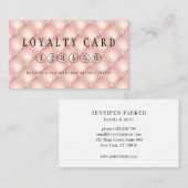 Loyalität 5 Nails Lashes Business Card Visitenkarte (Vorne/Hinten)