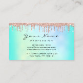 Loyalität 6 Makeup Esthetician Eyelash Rose Visitenkarte (Rückseite)