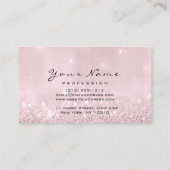 Loyalität 6 Makeup Eyebrow Eyes Lashes Rose Grau Visitenkarte (Rückseite)